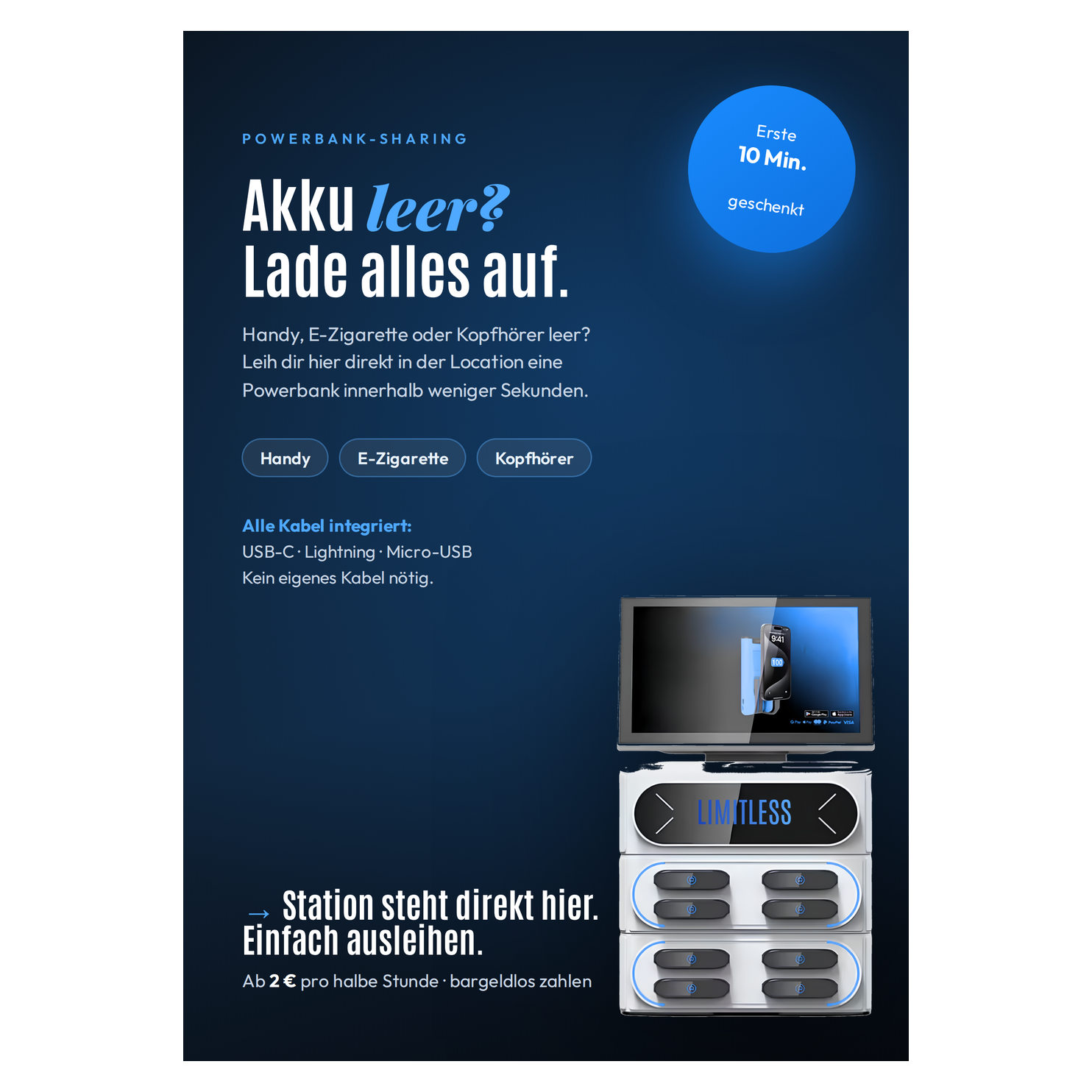 Flyer Gratis-Dauer